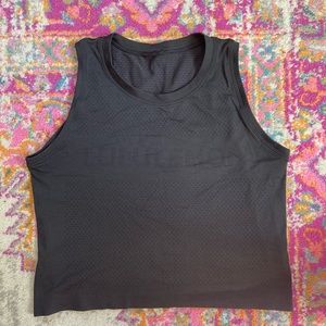 Lululemon Breeze By Muscle Crop Tank
